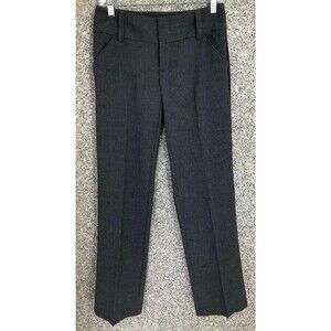 Daisy Fuentes Work Career Pants Trousers Slacks Gray Size 2 Pleated